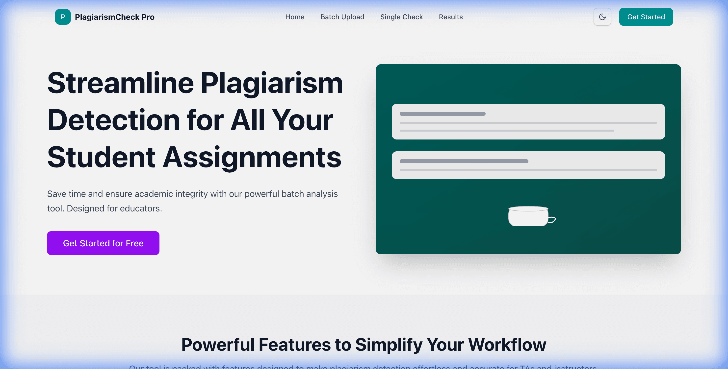 Plagiarism Checker